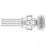 Лямбда зонд, кислородный датчик NGK 0381 OZA 659-EE7 Opel Astra (G) 2 Универсал 1.6 (F35) 103 л.с. 2002 – 2009 PUJYV2