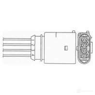 Лямбда зонд, кислородный датчик NGK 73TMH O ZA510-V4 0424 Volkswagen Bora (A4, 1J) 4 1999 – 2005