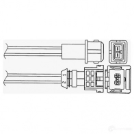 Лямбда зонд, кислородный датчик NGK 164619 1755 GJ7CU OTA4N -5A1 - Изображение 1