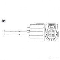 Лямбда зонд, кислородный датчик NGK O ZA495-F44 168123 9371 EOIEV