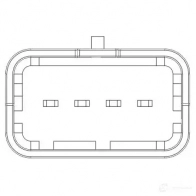 Расходомер воздуха NGK 90627 4RMR4HK 167766 EPBMW T4-A008H - Изображение 2