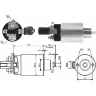 Втягивающее реле стартера HOFFER 4 695 ZM4695 6646161 2615265
