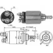 Втягивающее реле стартера HOFFER ZM1731 1 731 2615293 6646191