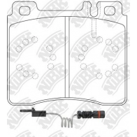 Тормозные колодки дисковые, комплект NIBK 1439897817 PN0029W 2LPE H6
