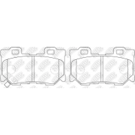 Тормозные колодки высокоэффективные NIBK PN0396S Z HKIU3 1436738055 - Изображение 4