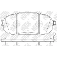 Тормозные колодки дисковые, комплект NIBK 1270839104 ESU9 S4L PN0588