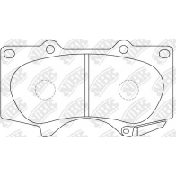 Тормозные колодки высокоэффективные NIBK 1436738196 PN1482S H 9GPY - Изображение 4