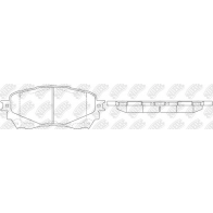 Тормозные колодки высокоэффективные NIBK PN25002S 1436738227 BVX30 4 - Изображение 3