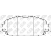 Тормозные колодки высокоэффективные NIBK PN28005S 1436738236 QYG 1II - Изображение 3