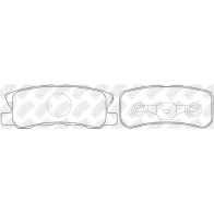 Тормозные колодки высокоэффективные NIBK 1436738248 BH XOL PN3450S - Изображение 3