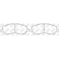 Тормозные колодки высокоэффективные NIBK WZM MU 1436738249 PN3469S - Изображение 4