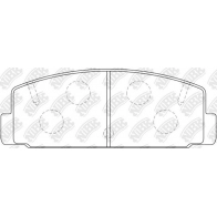 Тормозные колодки высокоэффективные NIBK B9 XYW 1436738262 PN5203S - Изображение 5