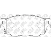 Тормозные колодки высокоэффективные NIBK ID OJO PN5483S 1436738263 - Изображение 4