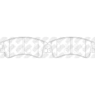 Тормозные колодки высокоэффективные NIBK PN5526S 1436738264 UN3 79C - Изображение 4
