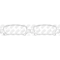 Тормозные колодки высокоэффективные NIBK PN7415S 4BGJL 2 1436738270 - Изображение 4