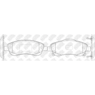 Тормозные колодки высокоэффективные NIBK PN8808S 1436738279 NM9DMF 1 - Изображение 4