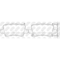 Тормозные колодки высокоэффективные NIBK DU36J M PN8867S 1436738290 - Изображение 4