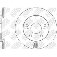 Тормозной диск NIBK W 66M0 Toyota Venza (AV10) 1 Универсал 2.7 4WD (AGV15) 185 л.с. 2008 – 2024 RN1574