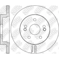 Тормозной диск NIBK Hyundai Genesis (BH) 1 Седан 3.8 V6 335 л.с. 2008 – 2014 RN1654 FTIJ KP