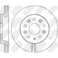 Тормозной диск NIBK R 5VQUR7 RN1661 3836321
