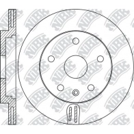 Тормозной диск NIBK Volvo XC90 2 (256) Кроссовер 2.0 D4 AWD 190 л.с. 2015 – наст. время C DEJE6H RN1930