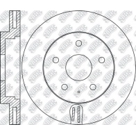 Тормозной диск NIBK 4SQ 6IIU Mazda 6 (GJ, GL) 3 Универсал 2.0 146 л.с. 2013 – наст. время RN2073