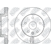 Тормозной диск NIBK RN33001 Audi A4 (B8) 4 Универсал 3.2 Fsi Quattro 265 л.с. 2008 – 2012 4M JVW2