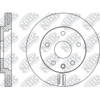 Тормозной диск NIBK V1QYG6 J RN34003 Opel Astra (J) 4 Хэтчбек 1.6 SIDI (68) 170 л.с. 2012 – 2015 4582431711787