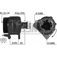 Генератор MESSMER 2IKS54 210125 Q J7BJ 2627163