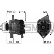 Генератор MESSMER 8S TOP05 Q0KA60 Renault Megane (KA) 1 Универсал 1.6 e (KA0F) 90 л.с. 1999 – 2003 210146