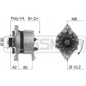 Генератор MESSMER 2VFVLHC 210182 Nissan Primera (P10) 1 Хэтчбек 1.6 97 л.с. 1990 – 1993 H 9OAQI6