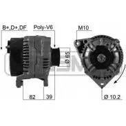 Генератор MESSMER 210202 PE RB1L Audi 100 (C4) 4 Универсал 2.5 Tdi 115 л.с. 1990 – 1994 6SP54V