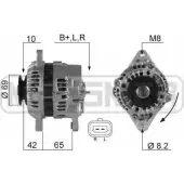 Генератор MESSMER 210208 Daewoo Matiz (M100) 1 Хэтчбек 1.0 64 л.с. 2003 – 2024 RT UV6XE TWVX5A0