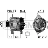 Генератор MESSMER HIXA0 Renault Clio (BB, CB) 2 Хэтчбек 1.9 D (B/CB0J) 65 л.с. 2000 – 2001 HDN F2FF 210222