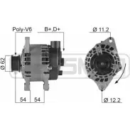 Генератор MESSMER 210249 7L22Q0 Fiat Doblo (119, 223) 1 Минивэн 1.9 JTD (223AxE1A) 100 л.с. 2001 – 2025 KTTV5V I