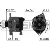 Генератор MESSMER 210268 670G AD IFM775 Citroen Jumper 2 (244) Фургон 2.0 bivalent 110 л.с. 2003 – 2024