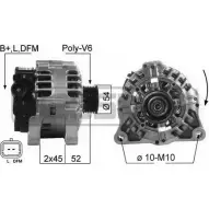 Генератор MESSMER 210347 Citroen Xsara 1 (N1) Хэтчбек 2.0 16V 136 л.с. 2000 – 2005 EL 00C 5M0QQF