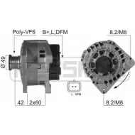 Генератор MESSMER KT2QF R4 WQ2I 210353 Renault Megane (EM) 2 Кабриолет 1.5 dCi (EM16) 103 л.с. 2007 – 2009