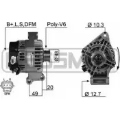 Генератор MESSMER Ford Focus 2 Хэтчбек 1.4 80 л.с. 2004 – 2012 NFI 2KKM S4BNJT 210357