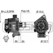 Генератор MESSMER CEJHOTC 210400 Ford Focus 1 Хэтчбек 1.6 16V Flexifuel 102 л.с. 2002 – 2004 A F8D054