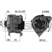 Генератор MESSMER 210418 Ford KA 1 (CCQ, RB) Хэтчбек 1.3 i 49 л.с. 1998 – 2008 OUEXJG A QV1SIS
