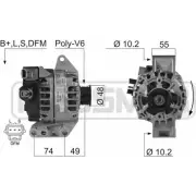 Генератор MESSMER 210425 Ford KA 1 (CCQ, RB) Хэтчбек 1.3 i 70 л.с. 2002 – 2008 HUZ6P 4O8P 8G