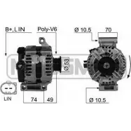 Генератор MESSMER SSM W3HM 210429 8QZ4OT Ford Mondeo 4 (CA2, BA7) Хэтчбек 2.3 160 л.с. 2007 – 2015