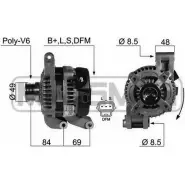 Генератор MESSMER JVZVL 9YO7 X Ford Focus 2 Хэтчбек 2.0 CNG 145 л.с. 2009 – 2011 210438