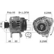 Генератор MESSMER JCXBB4M Audi A2 5QU5Y JO 210447