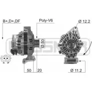 Генератор MESSMER 210448 IV9HFM Ford Focus 1 Хэтчбек 1.6 16V Flexifuel 102 л.с. 2002 – 2004 96K 90PN