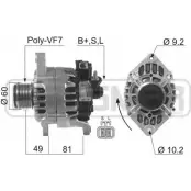 Генератор MESSMER 701MV0 MWG3 92V Nissan Patrol 210463