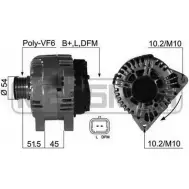 Генератор MESSMER QOQ6T 210471 DCUX 6ZJ Citroen C3 2 (SC, PF1) Хэтчбек 1.6 HDi 90 90 л.с. 2009 – 2024