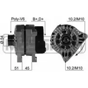 Генератор MESSMER 210483 Y03QO Citroen Xsara 1 (N1) Хэтчбек 2.0 16V 136 л.с. 2000 – 2005 UII L3Y