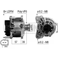 Генератор MESSMER 4TDNWI Volkswagen Passat (B6) 4 Седан U4IJ V 210512